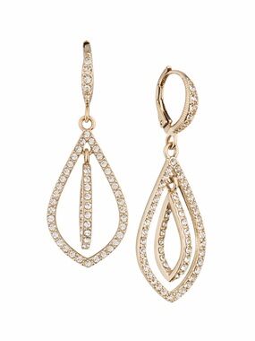 Givenchy Crystal Pavé Orbital Drop Earrings
